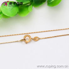 Xuping Fashion 18k Gold Color Thin Necklace (42555)